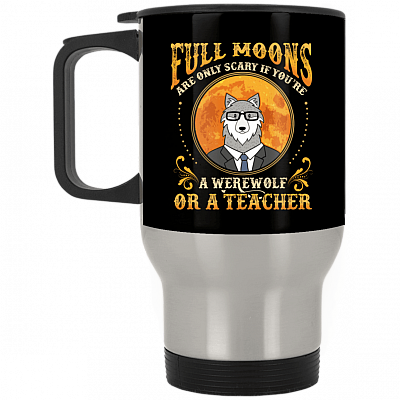 14 oz. Silver Travel Mug