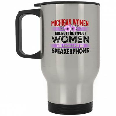 14 oz. Silver Travel Mug