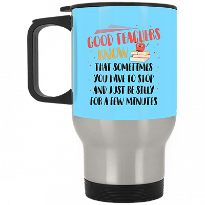 14 oz. Silver Travel Mug