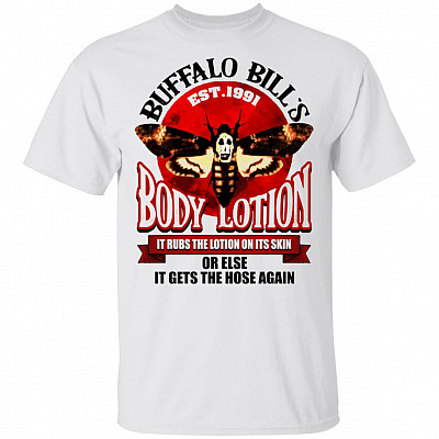 Buffallo Bill Body Lotion It Rubs The Lotion On Its Skin T-shirt - V-neck