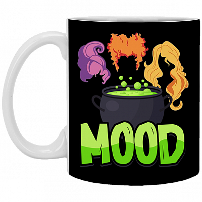 Mood Hocus Three Witches Pocus Ceramic Coffee Mug - Beer Stein - Water Bottle - Color Changing Mug