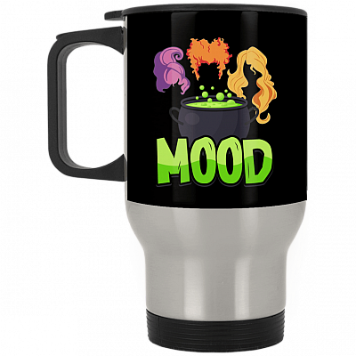 14 oz. Silver Travel Mug