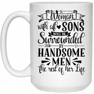 15 oz. White Mug
