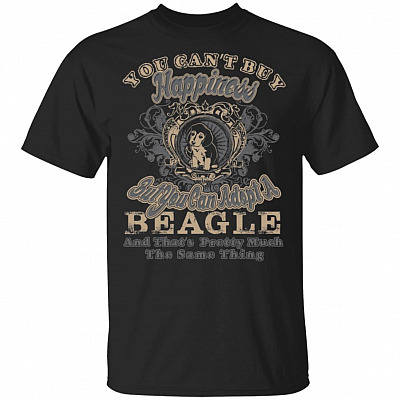 You Can't Buy Happiness But You Can Adopt A Beagle T-Shirt