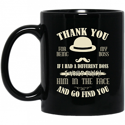 11 oz. Black Mug