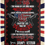 To My Wife With Your Love I Fly Marrying You Was The Best Decision Fleece Blanket - Premium Sherpa Blanket