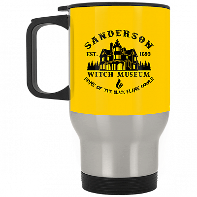 14 oz. Silver Travel Mug