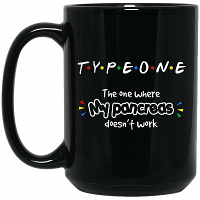 15 oz. Black Mug