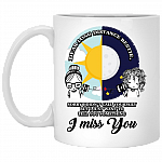 Dear Long Distance Bestie Sorry I Didn't Call You Daily I Miss You Ceramic Coffee Mug-Water Bottle-Travel Mug #1