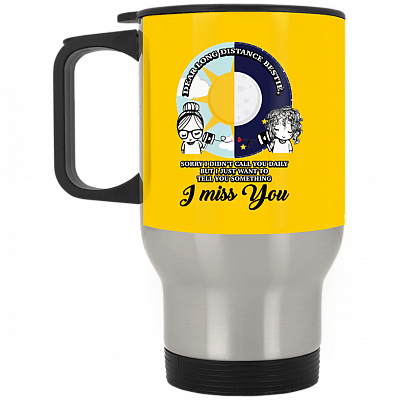 14 oz. Silver Travel Mug