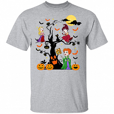Hocus Tree Three Witches Pocus Tree T-Shirt