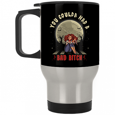 14 oz. Silver Travel Mug