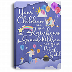 Your Children Are Your Rainbows Gallery Wrapped Framed Canvas Prints - Unframed Poster - Home Decor Wall Art