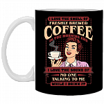 I Love The Smell Of Freshly Brewed Coffee And The Sound Of No One Talking Coffee Mug - Water Bottle