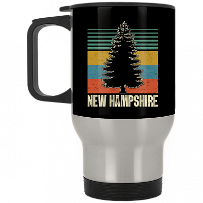 14 oz. Silver Travel Mug