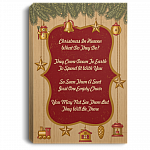 Christmas In Heaven Save Them A Seat Just One Empty Chair Framed Canvas Prints - Unframed Poster - Decor Art