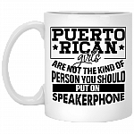 Puerto Rican Girls Are Not the Kind of Person Ceramic Coffee Mug - Beer Stein -Water Bottle