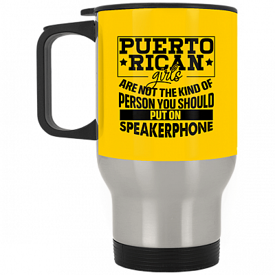 14 oz. Silver Travel Mug