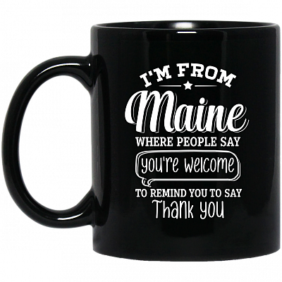 11 oz. Black Mug