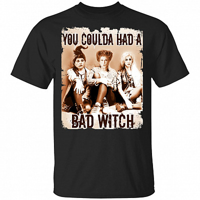 You Coulda Have A Bad Witch Hocus Three Witches Pocus T-Shirt