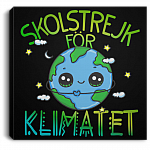 Skolstrejk För Klimatet Greta Framed Canvas - Unframed Poster