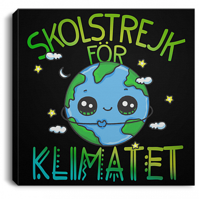 Skolstrejk För Klimatet Greta Framed Canvas - Unframed Poster