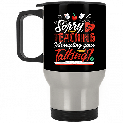 14 oz. Silver Travel Mug