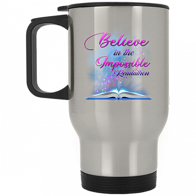14 oz. Silver Travel Mug