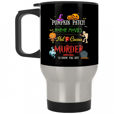 14 oz. Silver Travel Mug