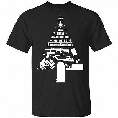 Die Hard Christmas Tree T-Shirt - Die Hard Shirt
