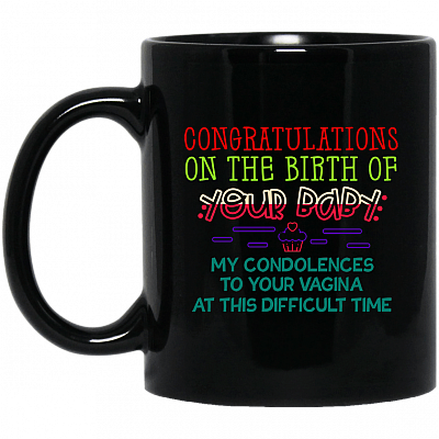 11 oz. Black Mug