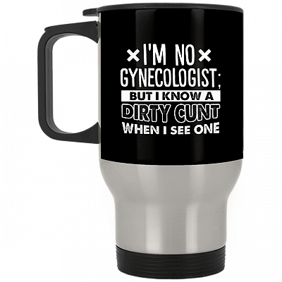 14 oz. Silver Travel Mug