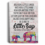 Hold Him A Little Longer Rock Him a Little More Unframed Poster - Framed Canvas