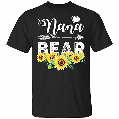 Nana Bear Sunflower T-Shirt