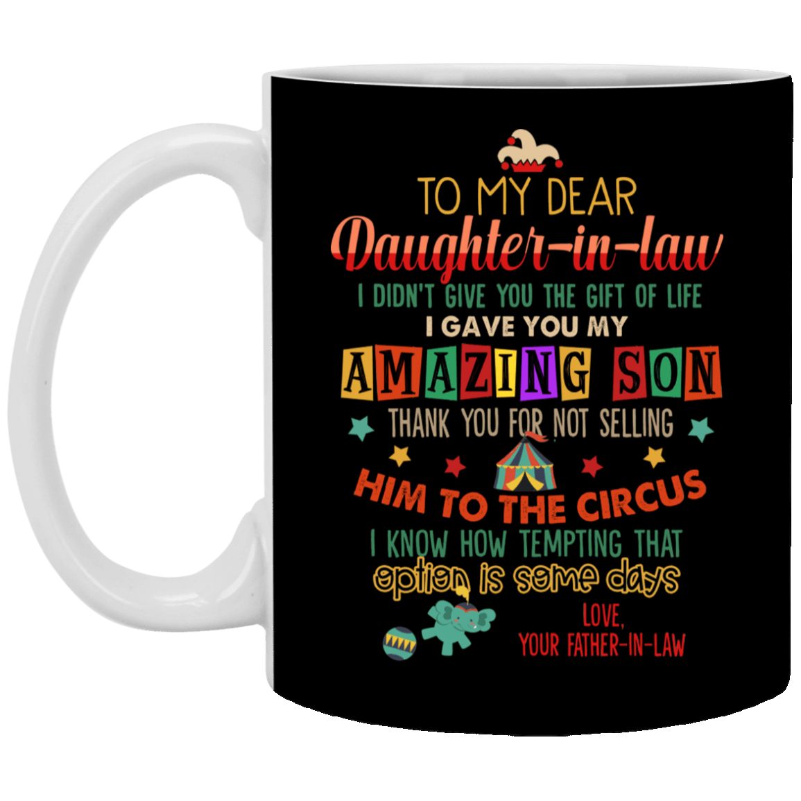daughter in law coffee mug