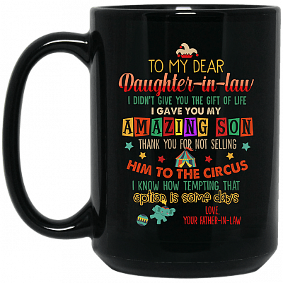 15 oz. Black Mug