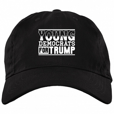 Young Democrats For Trump Twill Cap - High-Profile Snapback Hat - Trucker Hat