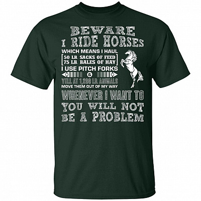 Alternative view of Horse T-Shirts - Horse Lover Gift Ideas