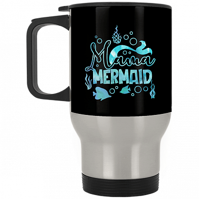 14 oz. Silver Travel Mug