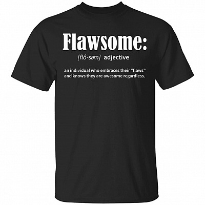 Flaw-some Definition Awesome T-Shirt