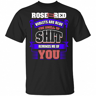 The Smell of Shit Reminds Me of You T-Shirt - Funny Sarcasm Shirts