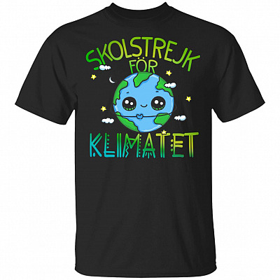 Skolstrejk För Klimatet Greta T-shirt - V-neck
