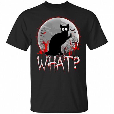 Cat What Halloween T-Shirt - Cat I Do What I Want Shirt