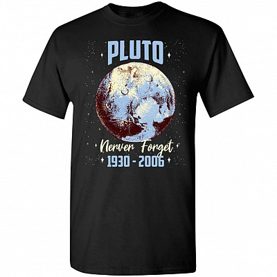 Pluto Is A Planet Never Forget 1930-2006 T-Shirt For Universe Lovers