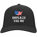 Impeach The MF Twill Cap - High-Profile Snapback Hat #1