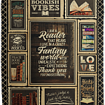 I Am A Reader That Means I Live In A Crazy Fantasy World Fleece Blanket - Premium Sherpa Blanket