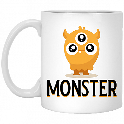 Monster Ceramic Coffee Mug - Water Bottle - Color Changing Mug