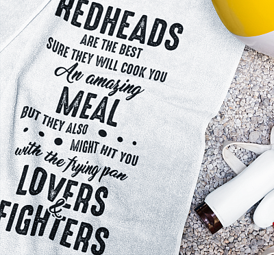 Alternative view of Redheads Are the Best Sure They Will Cook You Bath Towel Decor - Beach Towel
