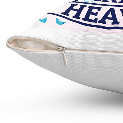 Alternative view of Pieces of My Heart Are in Heaven Throw Pillow - Decorative Pillow - Indoor Outdoor Cushion - Sofa Home Decor