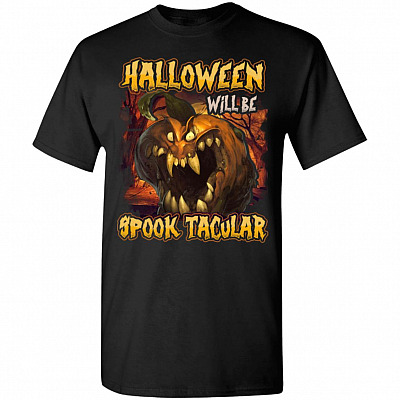 Funny Pumpkin Halloween Will Be Spooktacular T-Shirt
